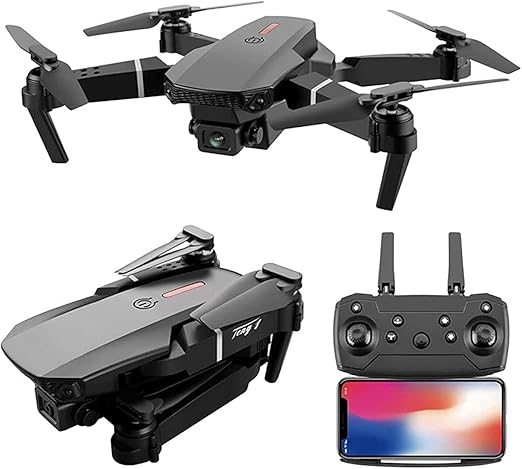 dual camera foldable drone
