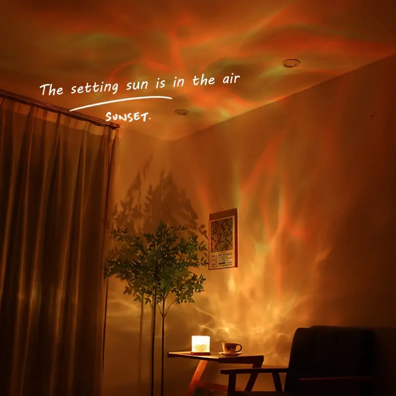 water ripple night light projector