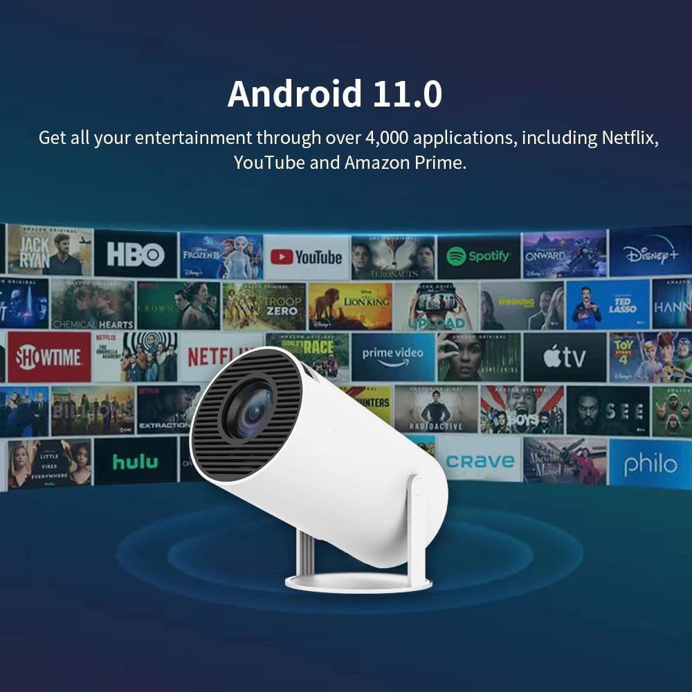 4K Android 5G wifi projector