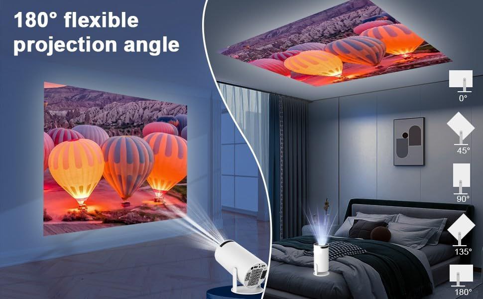 5G WiFi home projector