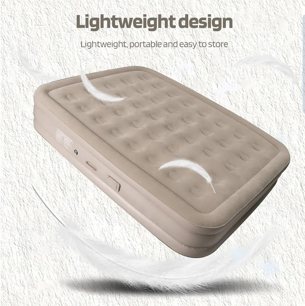 twin air mattress with built-in pump