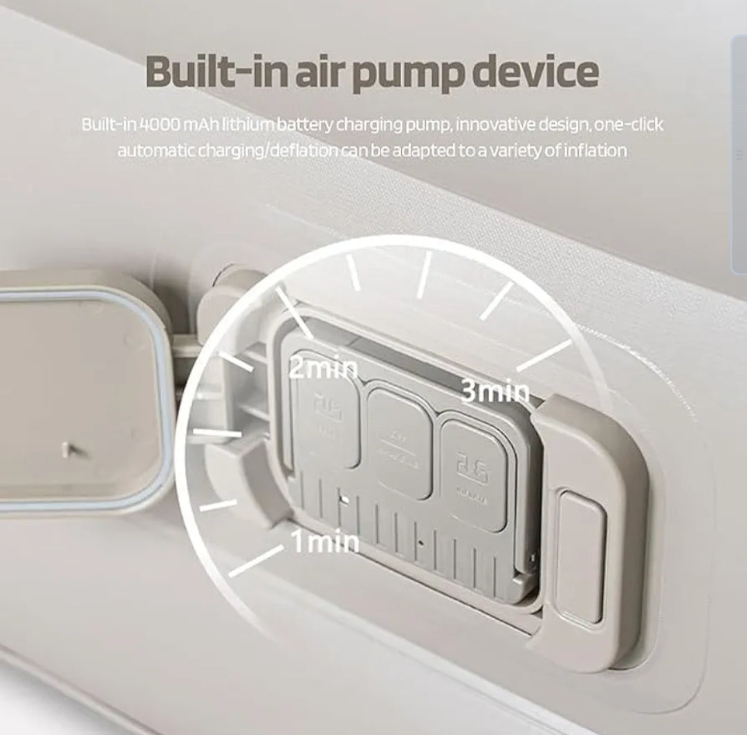 twin air mattress with built-in pump