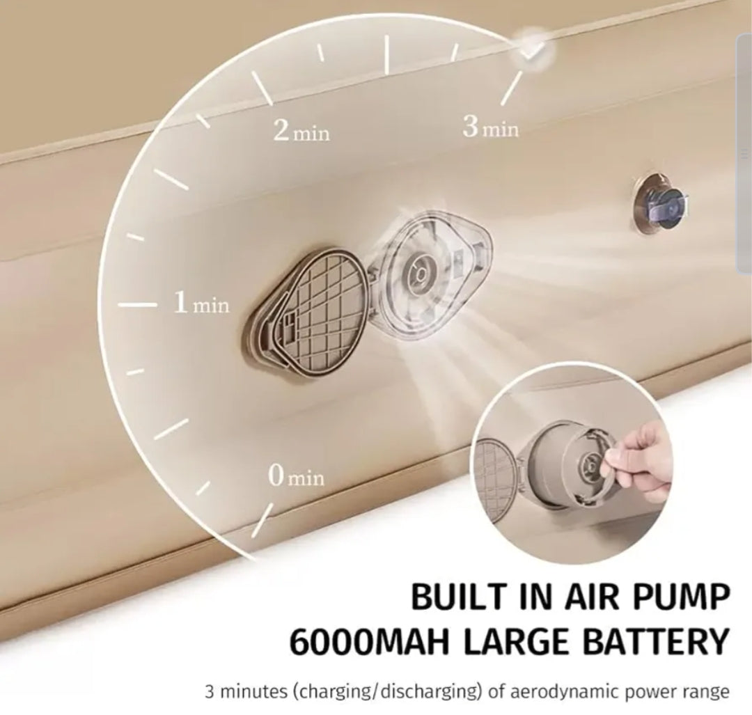 twin air mattress with built-in pump