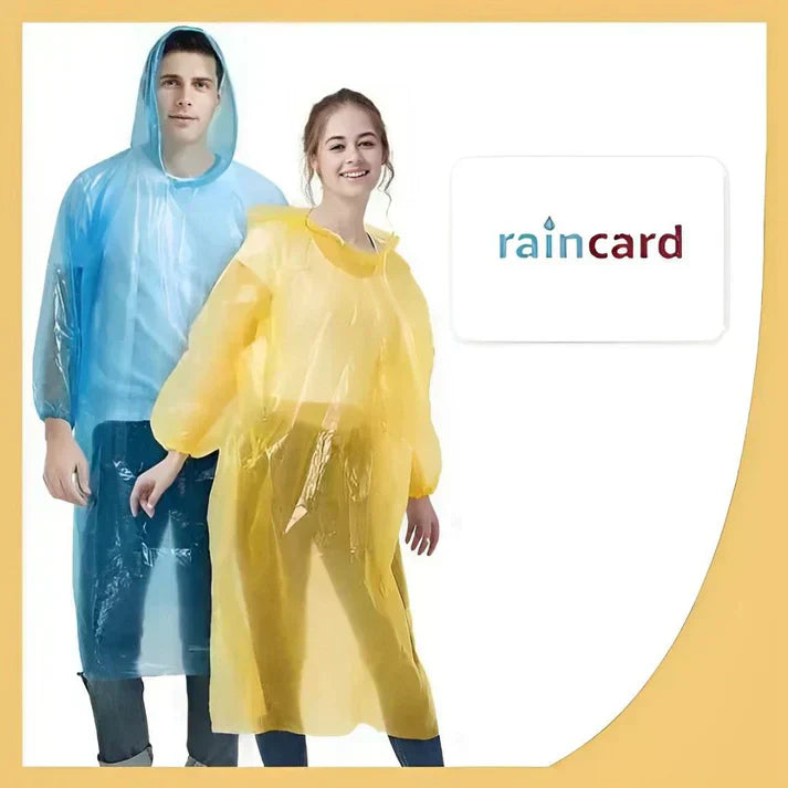disposable rain card